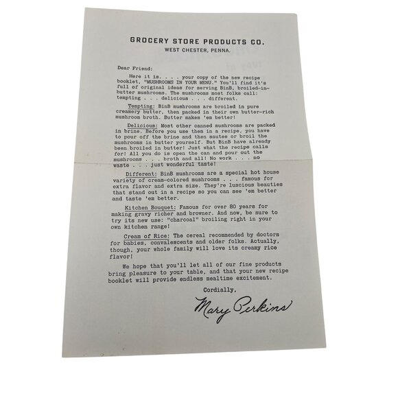 Vintage Mushroom Cookbooks 1968 Fresh Mushroom & 1956 Mushrooms In Your Menu - Picture 3 of 9